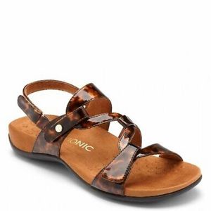 Vionic Women's Paros Backstrap Tortoise Sandals